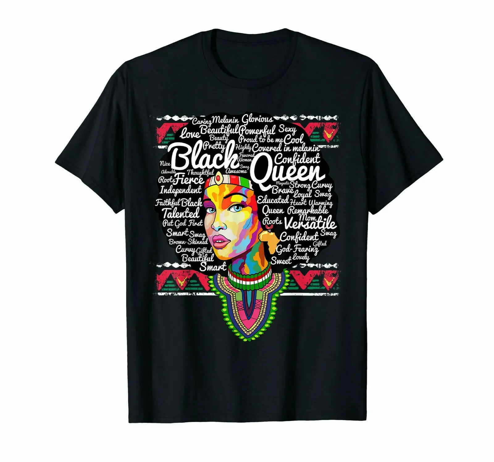 Футболка Dashiki с изображением Черной Истории образованная Мужская футболка