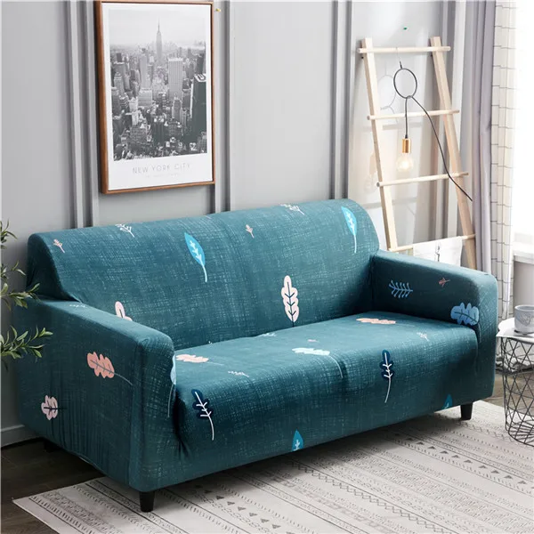 Color 10 Stretch Armchair Slipcovers Elastic Sofa Cover for Living Room All-inclusive Sectional Couch Cover Single/Two/Three/Four-seater - Цвет: Color 10