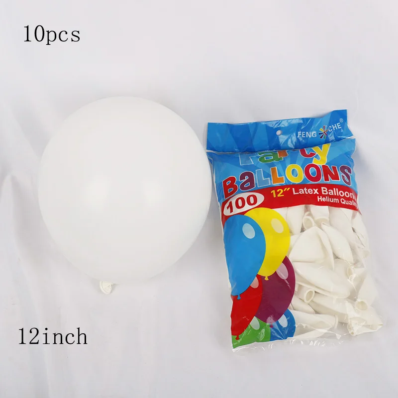 10pcs bai 1 шт. гигантский динозавр фольгированный шар воздушные шарики в виде животных День Рождения украшения Дети 1 год День рождения девушка любовь вечерние Decora globos - Цвет: 10pcs bai