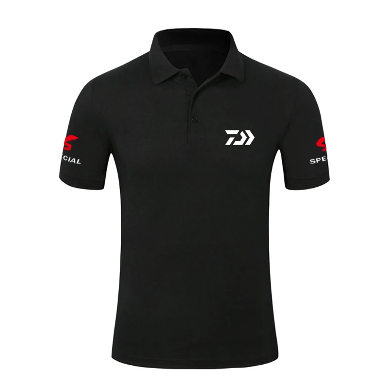 1 Summer Sunscreen Fishing Lapel POLO Shirt Anti-UV DAWA Fishing Short Sleeve Shirt Fishing Lapel POLO Shirt Fishing Clothing - Цвет: 1