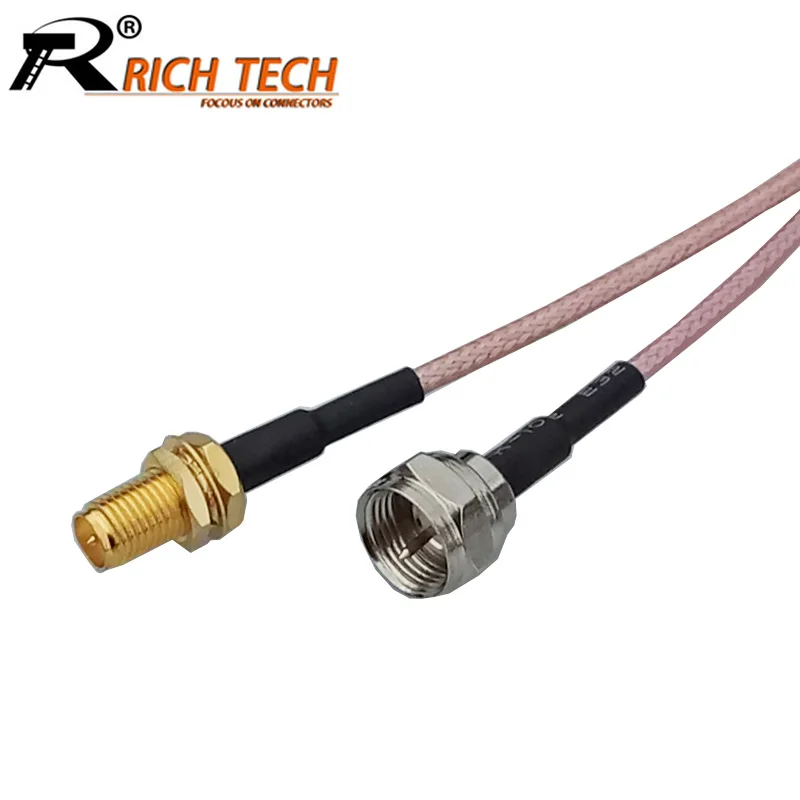 10 шт./лот RP SMA Гнездовой к F Штекерный разъем RG316 РЧ коаксиальный кабель в сборке