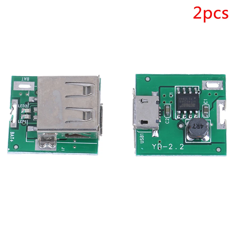 2 шт./лот Micro USB 5 В литий-ионная 18650 плата модуля зарядного устройства для