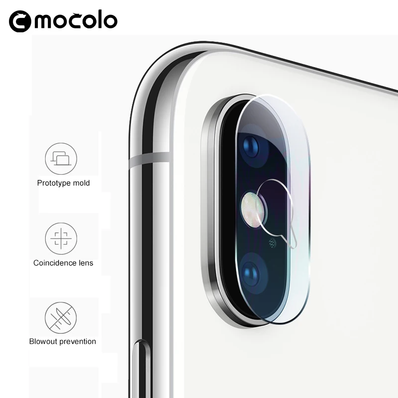 Горячая продажа Mocolo Защитное стекло для экрана задней камеры iPhone X 9H 2.5D