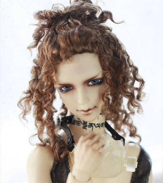 D01-P496, детская игрушка ручной работы, 1/3, аксессуары для кукол, BJD/SD, парик, Мужской Бог, царапает волосы, 1 шт