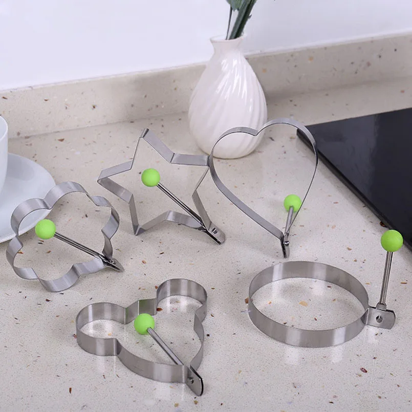 Нержавеющая сталь форма для жарки яиц в виде веселого перевернутого яичный блин