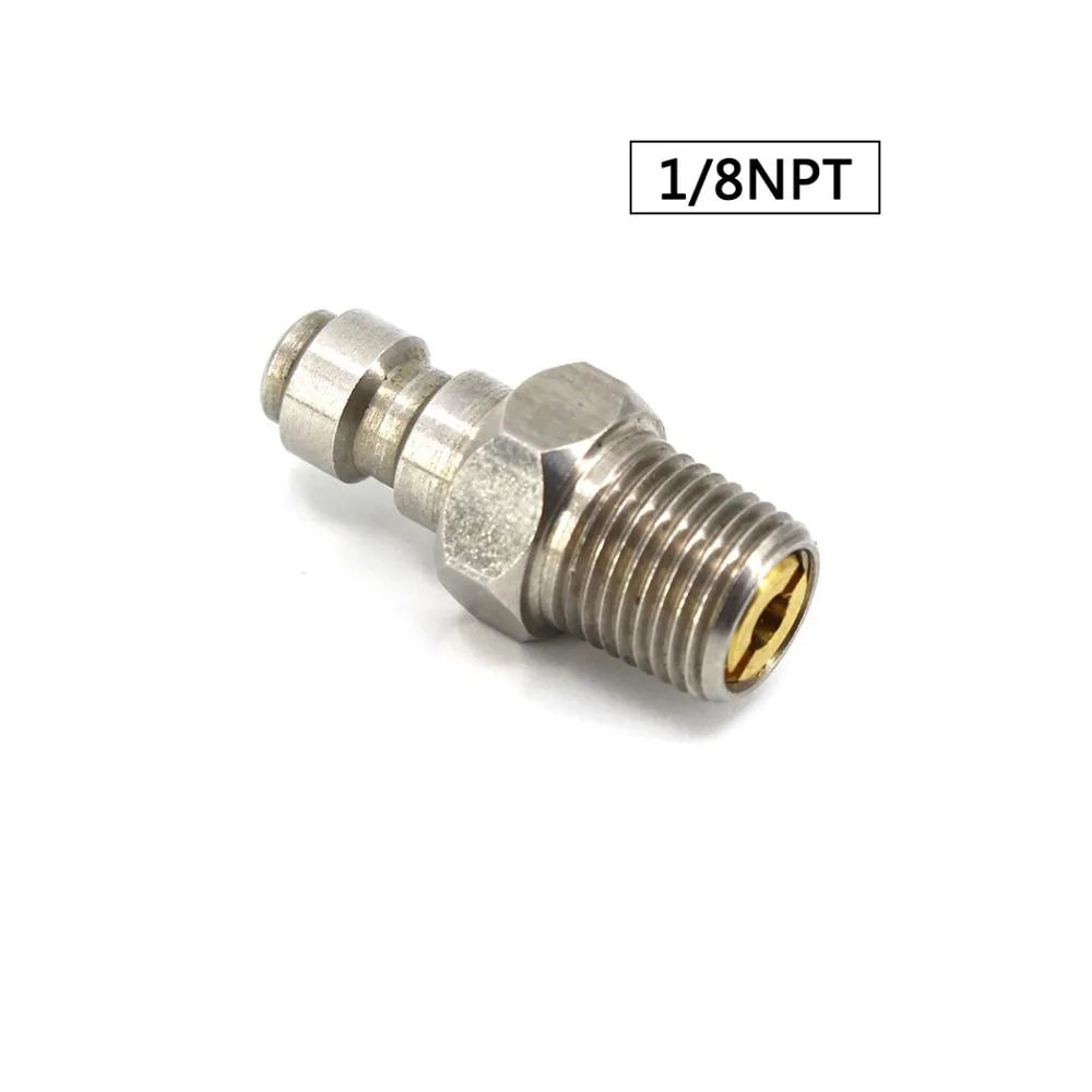 PCP ВВС высокое давление Пейнтбол 1/8NPT M10x1 1/8 BSPP 8 мм штекер нержавеющая сталь Quick Coupler