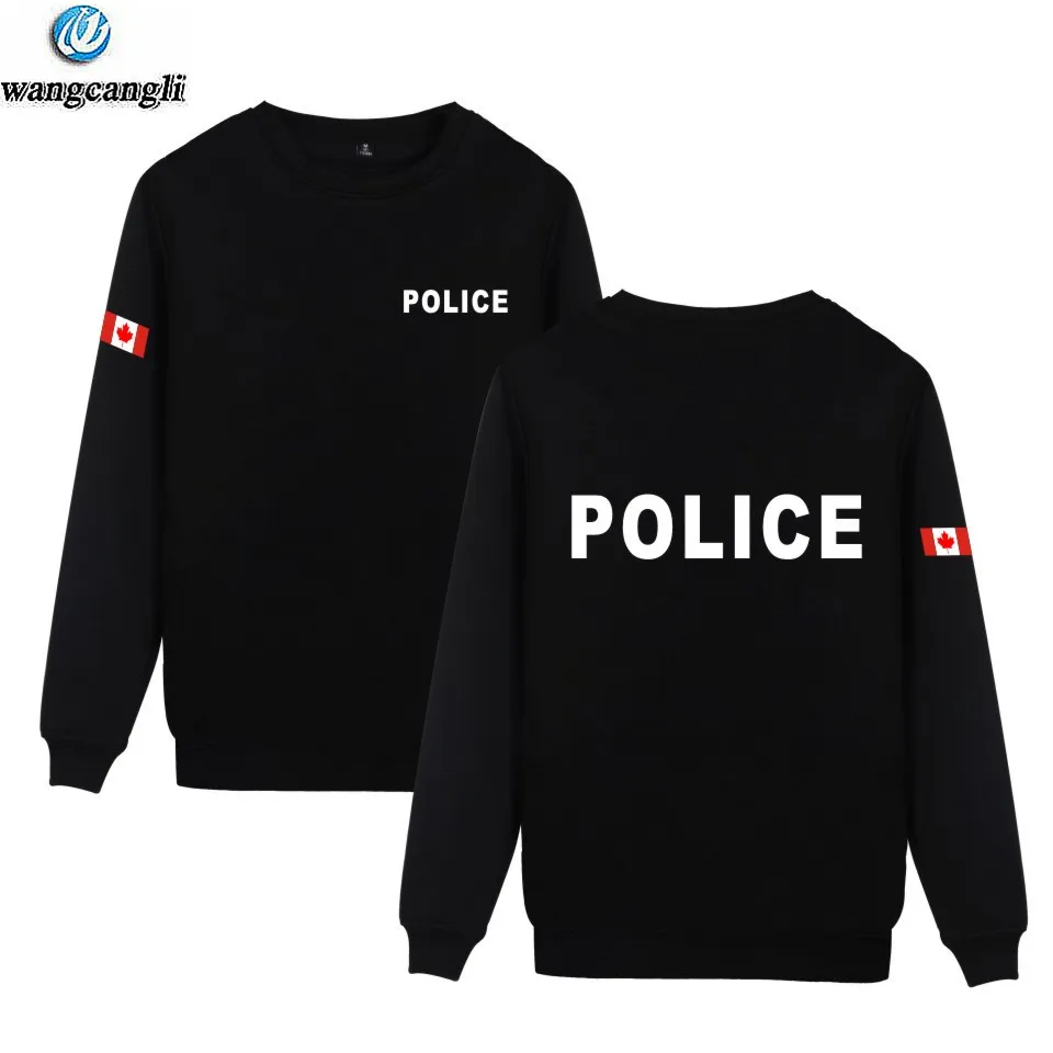 Полицейские толстовки с принтом свитшот для мужчин и женщин свитшоты в стиле