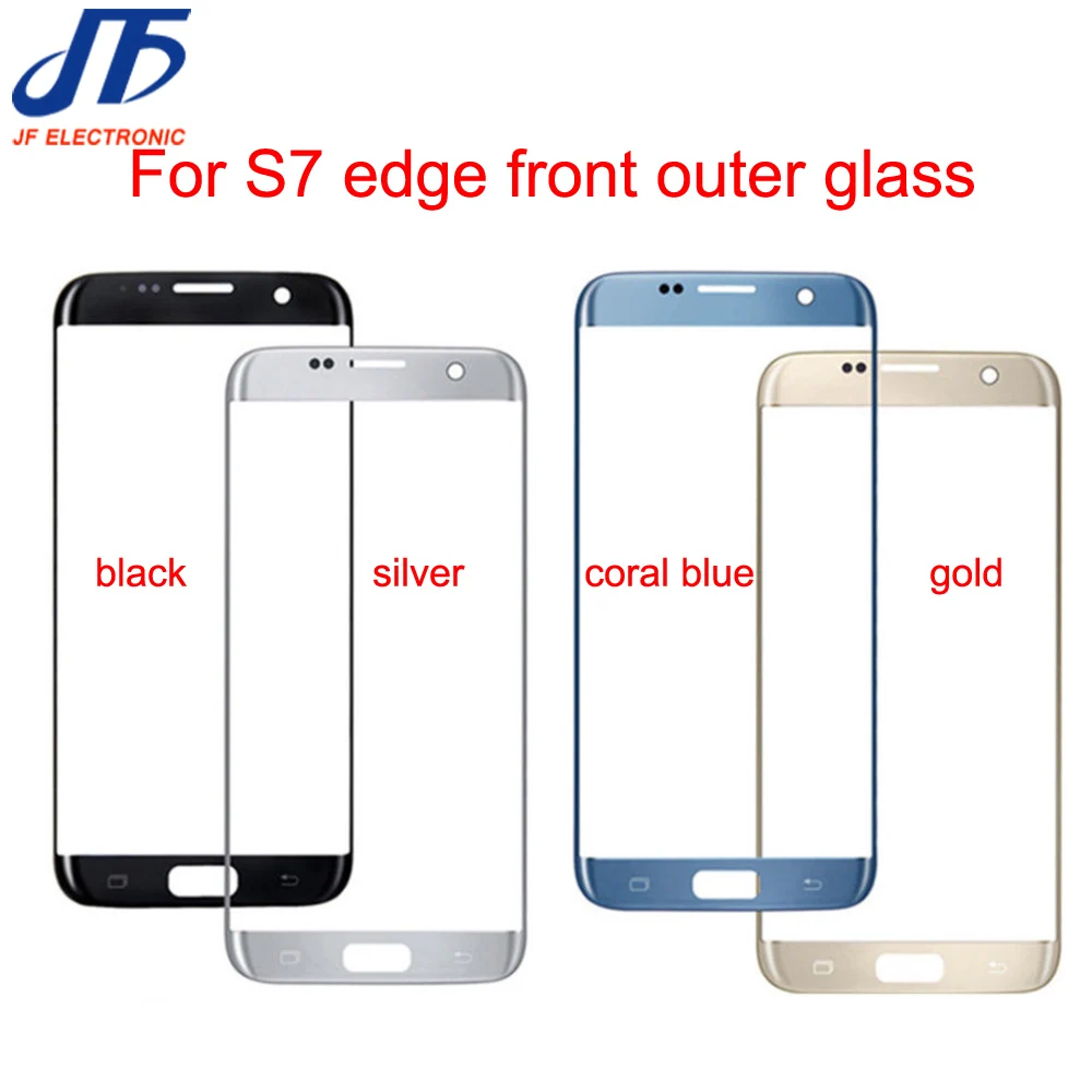 10 шт lcd Сенсорная панель экрана для замены для samsung Galaxy S7 Edge G935 G935T G935F 5," передняя внешняя стеклянная линза
