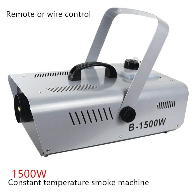 high quality Remote or wire control 1500W smoke machine stage fog machine smoke generator for Oil liquid spraying