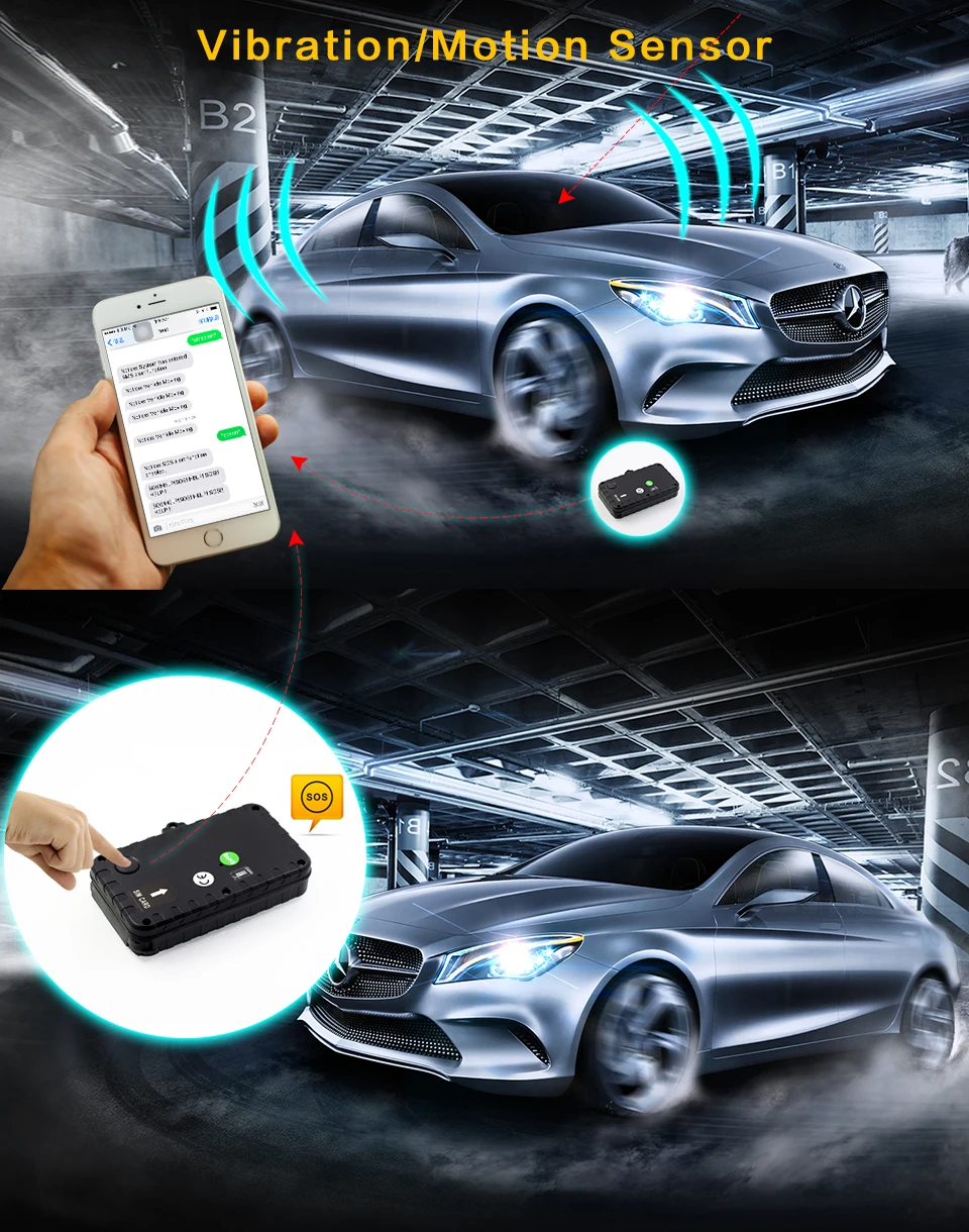 Vjoycar T12SE GSM GPS трекер Китай Одежда высшего качества 450 дней длинные Срок службы батареи Портативный магнит Водонепроницаемый SOS Автомобильный отслеживания активов