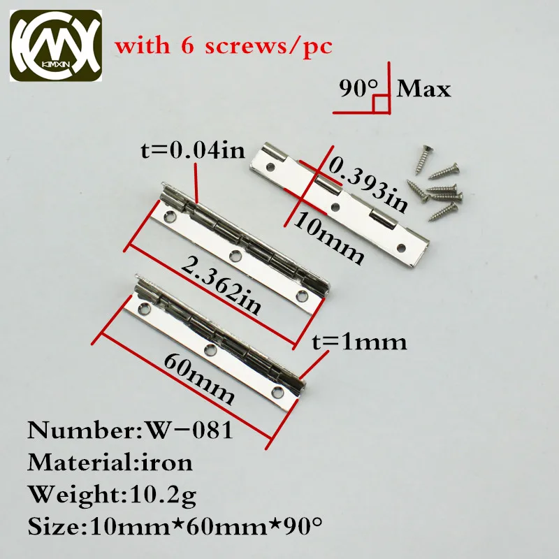 10 шт. петли для шкатулки украшений х60 мм|hardware hinge|hinges cabinethinges for cabinets |