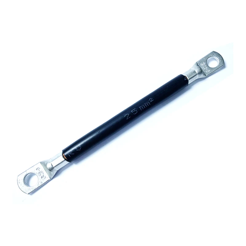 length 50cm 25mm2 соединительный кабель 125A Соединительный Кабель клеммный жгут - Цвет: length 50cm