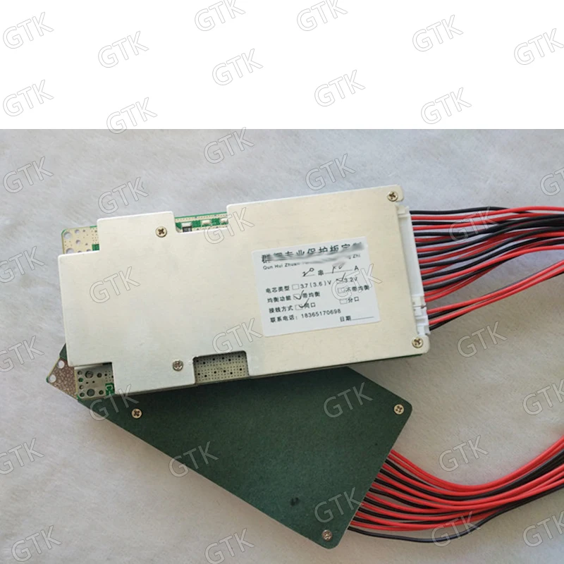 Bms 16s 48v 45A bms lifepo4 90A pcm функция защиты батареи баланс для 1500w 4000w мотор e велосипед ev