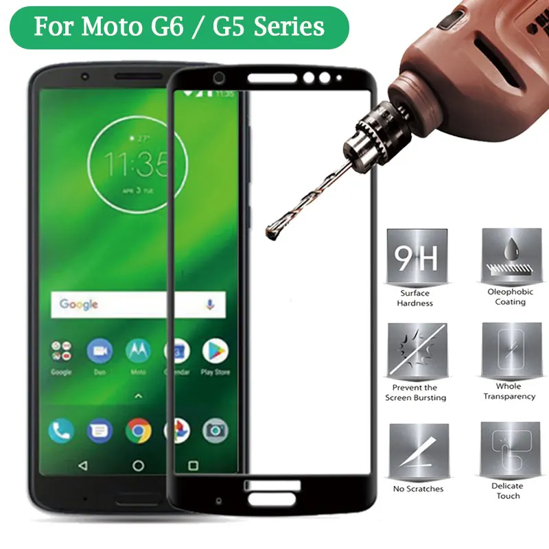 Для Motorola Moto G6 Play Plus G5 G5s закаленное стекло для G 6 5 5S play 6plus защита экрана G5sPlus G5S