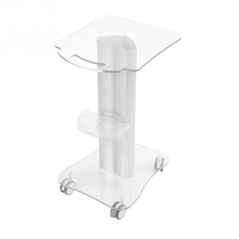 Тележка из плексигласа для салона красоты тележка на колесиках хранения