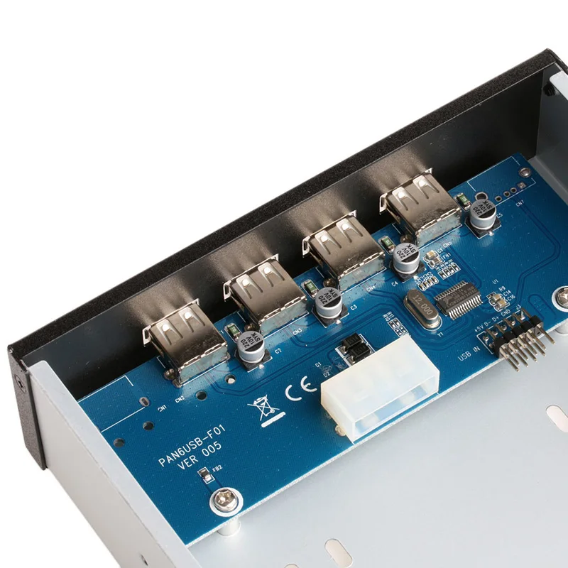 En Labs 2 порта USB 3 0 4/7 концентраторы 5 25 &quotПередняя панель ПК корпус внутренний CD ROM