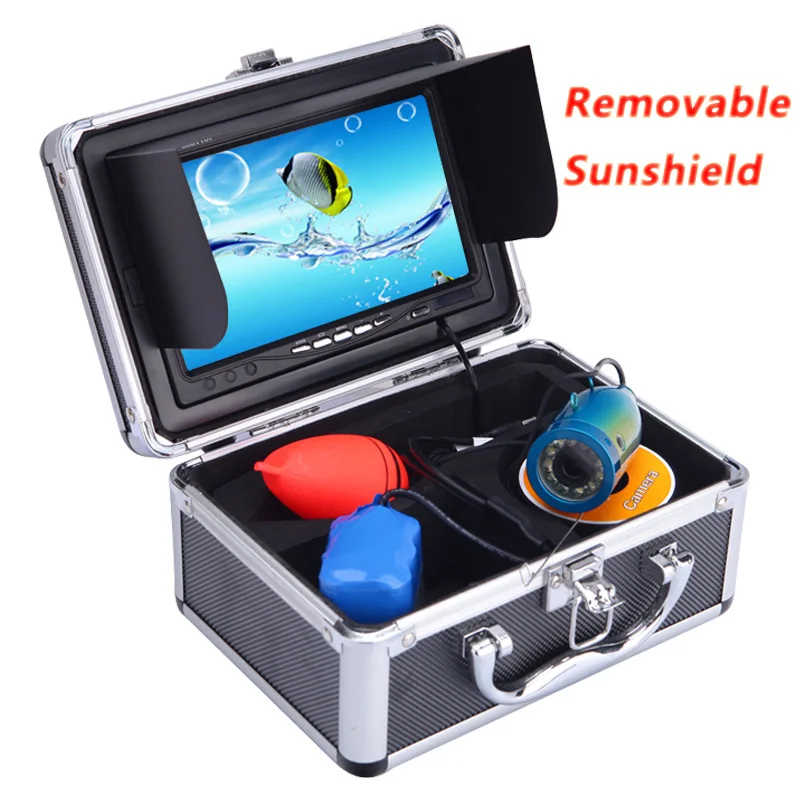 Подводная камера YUMEIQUN 15 м для рыбалки инфракрасная поиска рыбы монитор 7 дюймов с