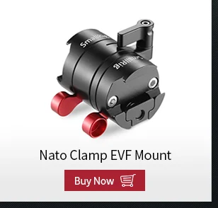 SmallRig DSLR camera Quick Release EVF Mount 5 дюймов/7 дюймов монитор держатель Монтажная пластина с зажимом NATO-2100