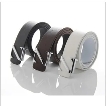 Новая мода искусственная кожа Премиум N форма металлический мужской s ремень Ceinture