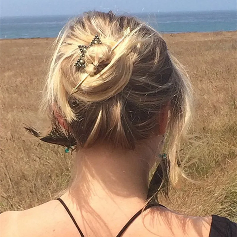 Женские заколки для волос 2 шт. модные аксессуары в европейском и американском