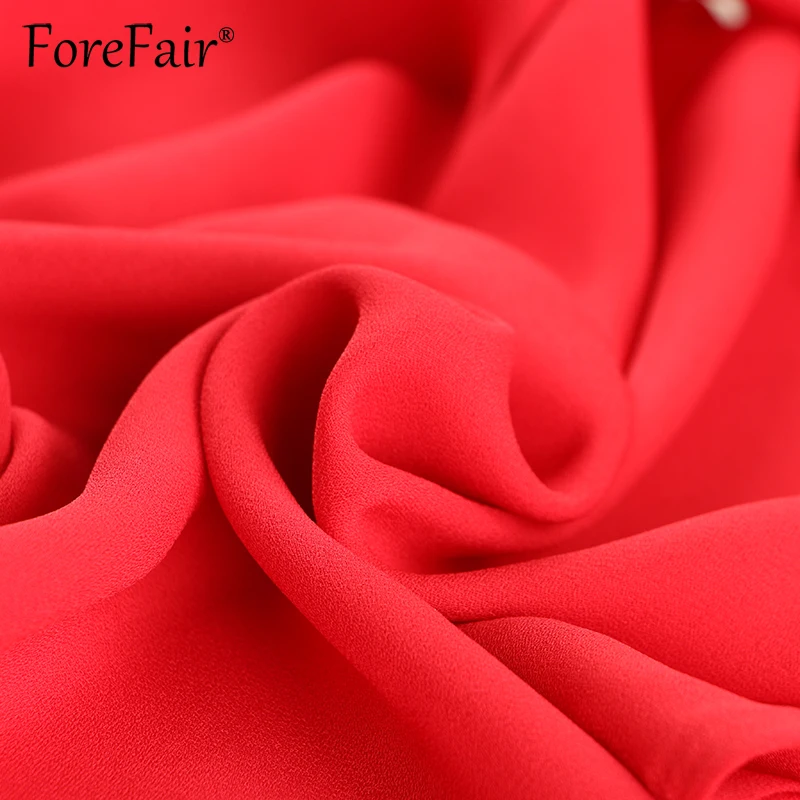 Forefair, открытая спина, v-образный вырез, белая сексуальная блузка, женская летняя рубашка с запахом, длинный рукав, шифон, Женские топы и блузки
