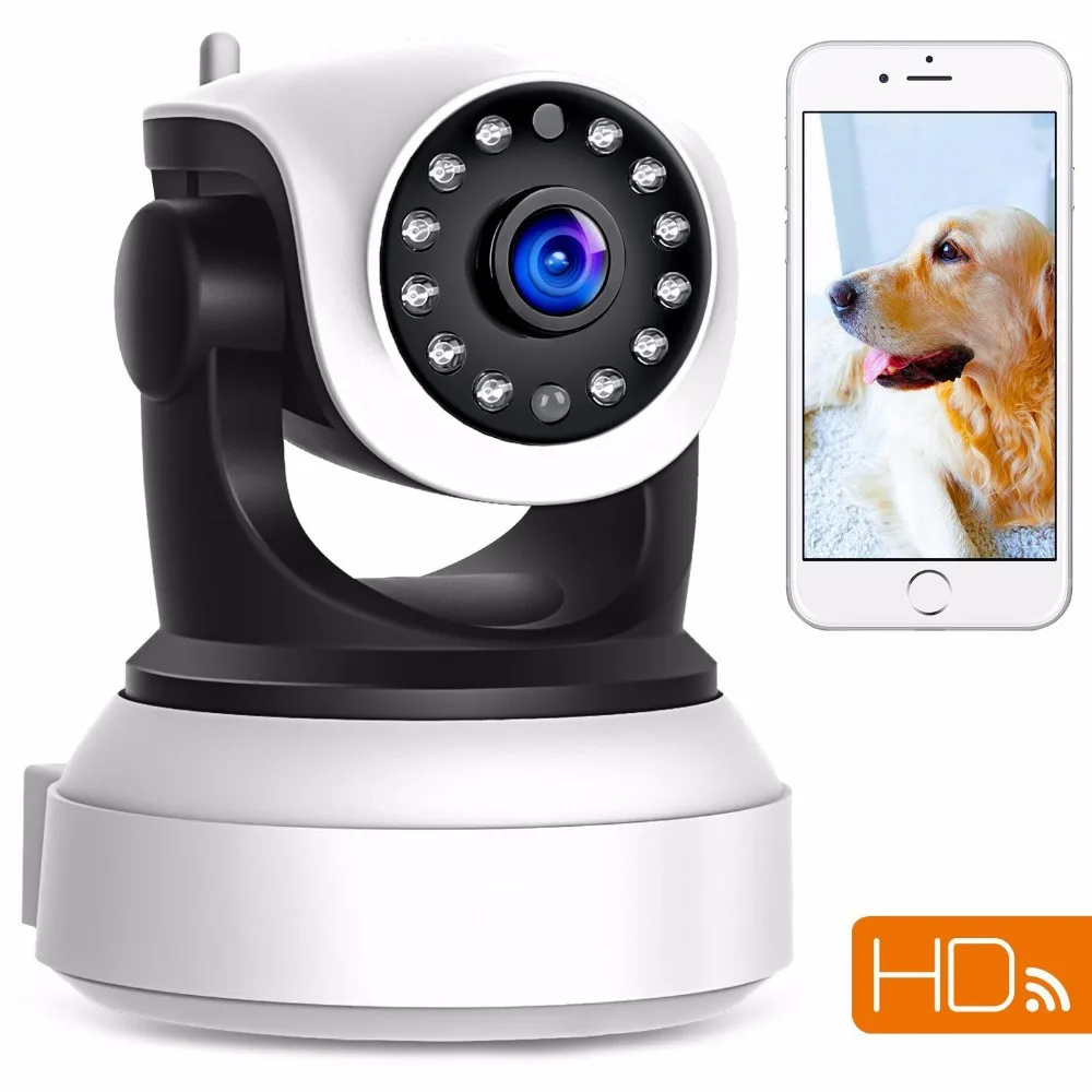 

IP-камера видеонаблюдения, 720p HD, Wi-Fi, дневное и ночное видение