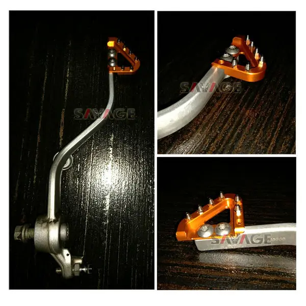 Мотоциклетные скобы из нержавеющей стали педаль заднего тормоза шаг наконечник