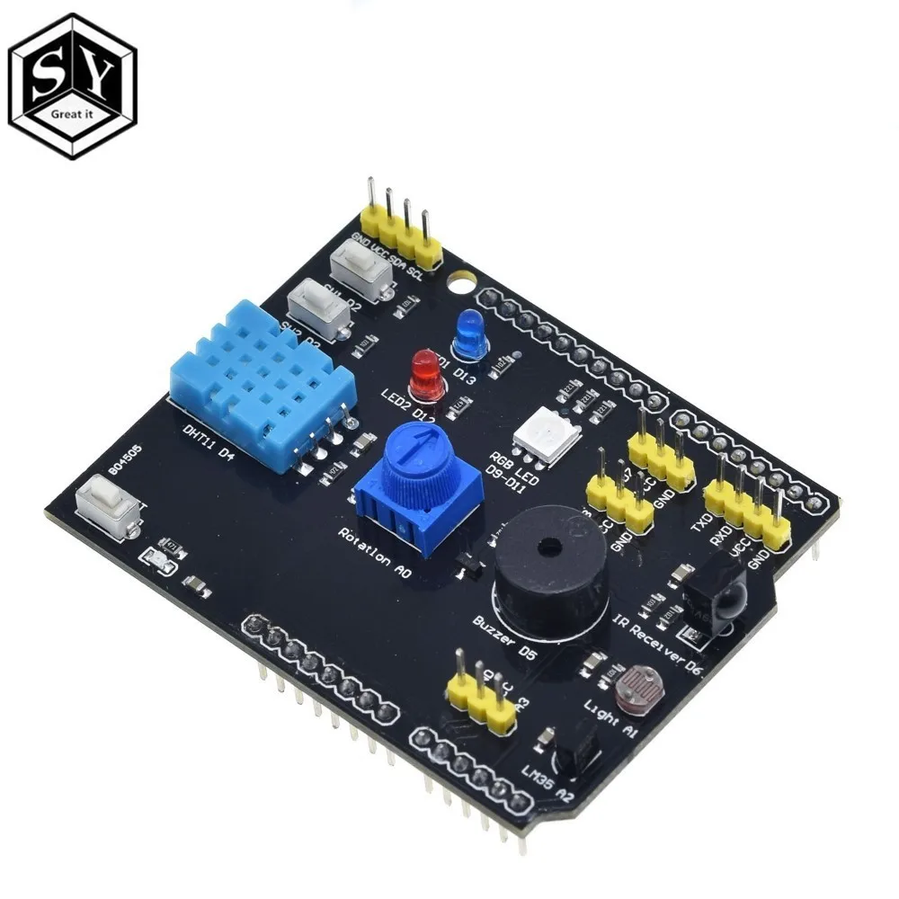 DHT11 LM35 датчик температуры и влажности Многофункциональный расширительный