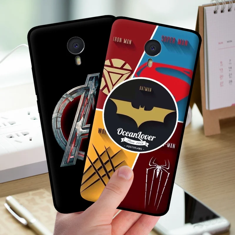 Чехол mosirui для Meizu meilan note3 силиконовый чехол мягкая оболочка телефона Marvel Comics паук