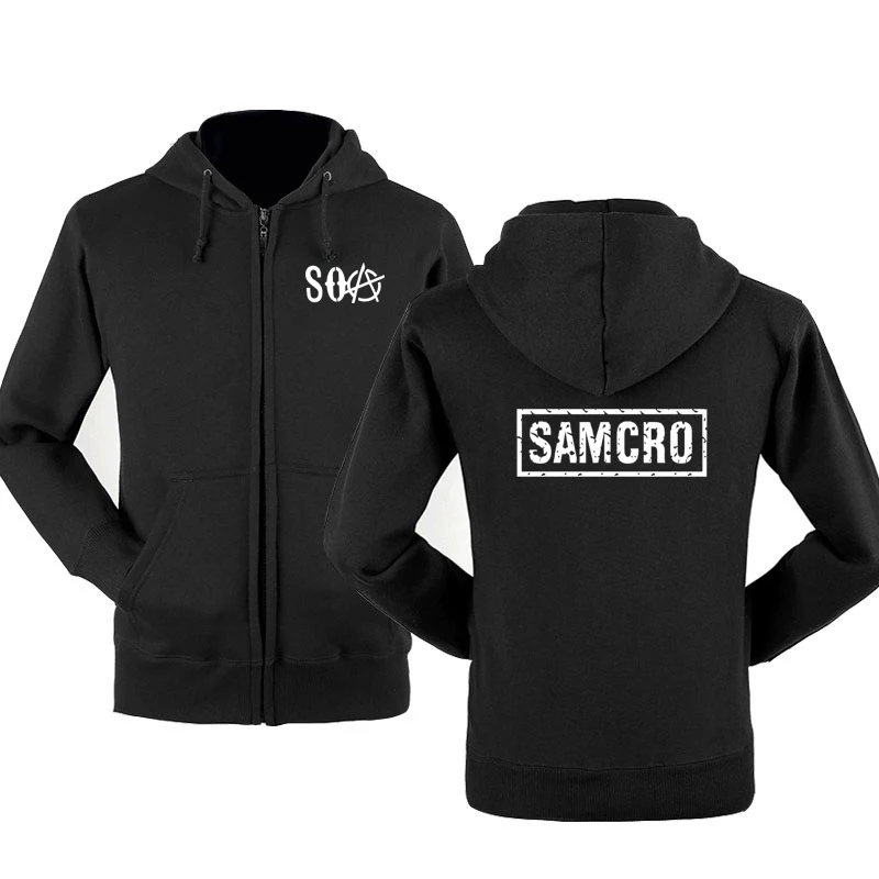 SOA Сыны Анархии ребенка Новая мода SAMCRO мужская спортивная одежда толстовки с