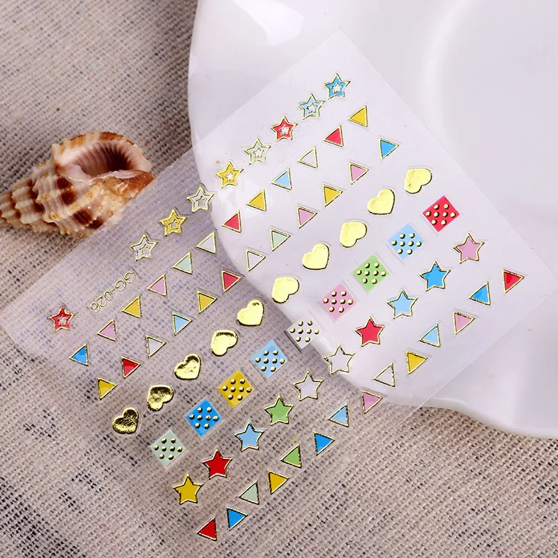 24 шт./компл. переводные наклейки для ногтей цветные виды дизайна красоты маникюр