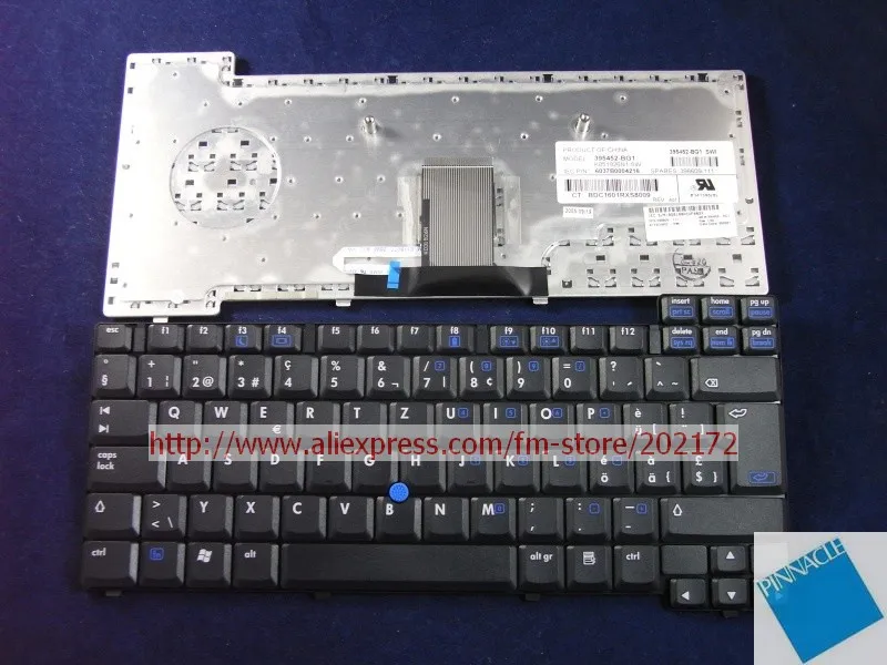 

Brand New Black Laptop Notebook Keyboard 398609-111 395452-BG1 6037B0004216 For HP Compaq nc6110 nc6120 series (Switzerland)