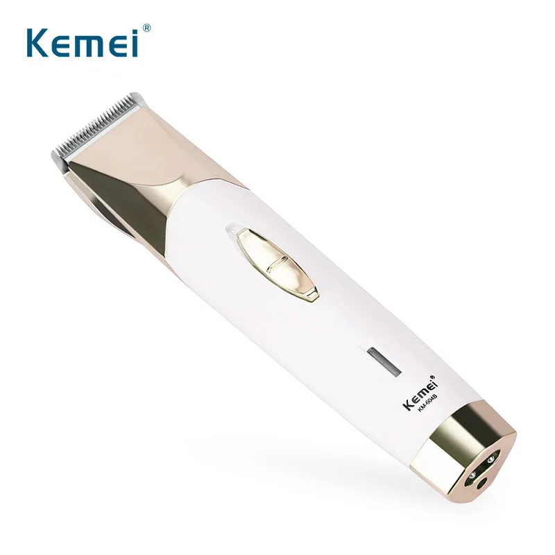 Kemei km-604b профессиональная электрическая машинка для стрижки волос Машинка для стрижки волос триммер для волос с 3 гребнями - Цвет: Золотой