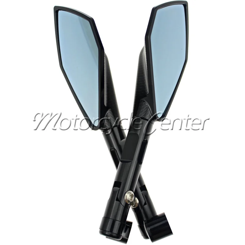 Универсальные Длинные и Короткие мотоциклетные алюминиевые зеркала заднего