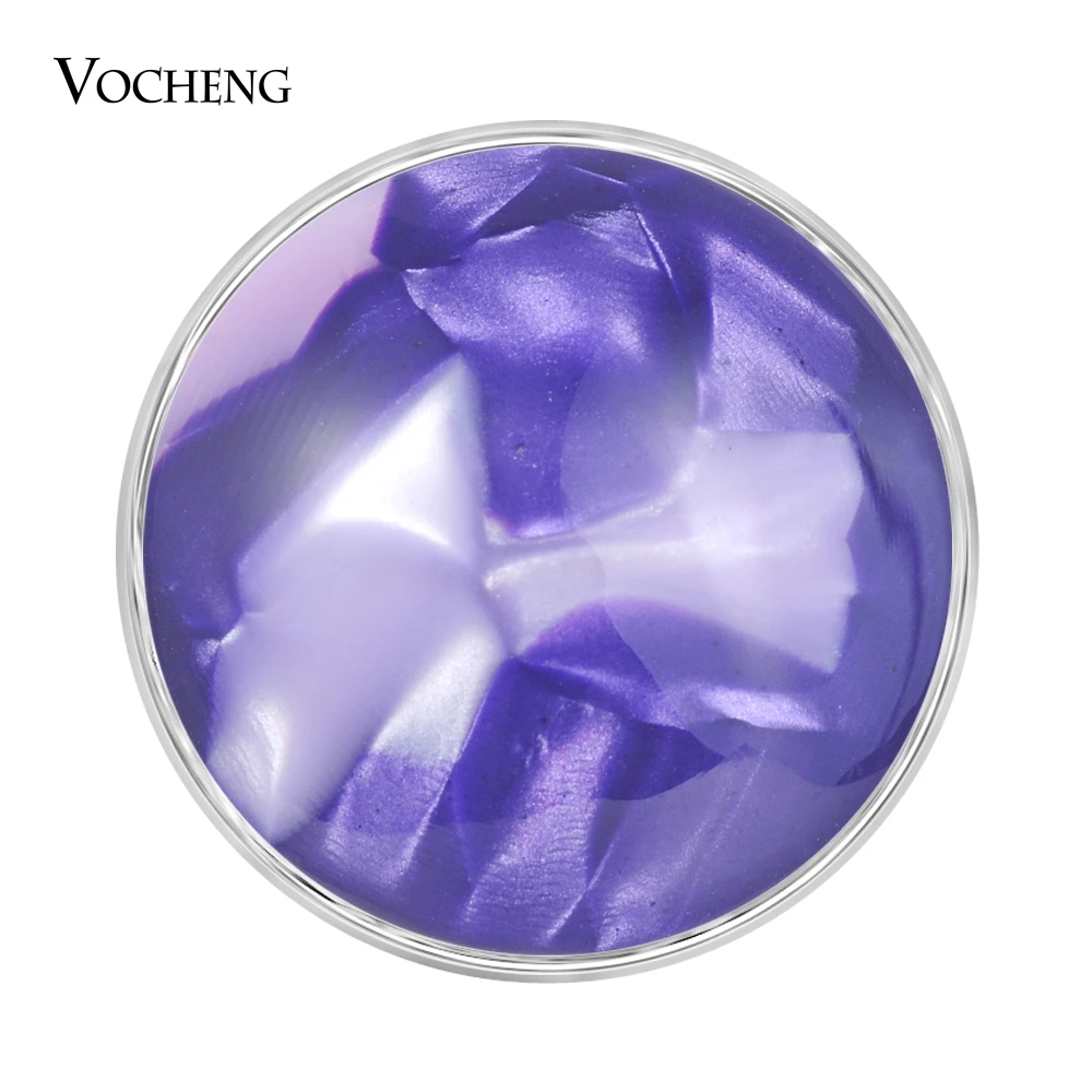 Vocheng Ginger Snap Charms Shells in the Button Resin Material Interchangeable Jewelry 18mm 8 Colors Vn-1846 | Украшения и
