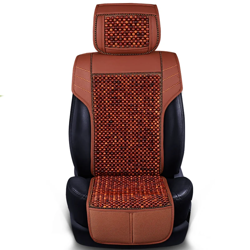 Натуральное дерево бусинами удобные дышащие автомобиля подушки для penault Clio