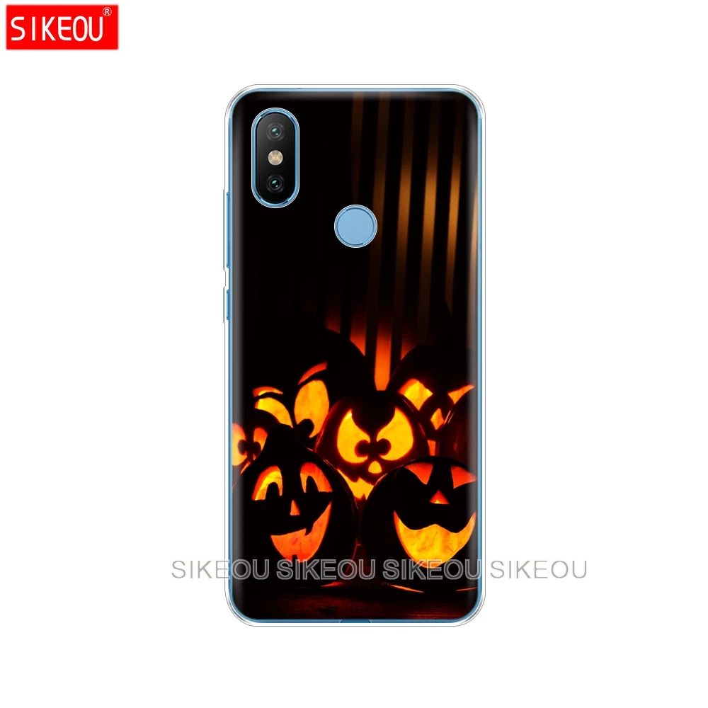 Силиконовый чехол для Xiaomi Mi 8 8SE A1 A2 lite 5 5S 5X 6 Mi5 MI6 NOTE 3 MAX Mix 2 2S с тыквой на Хэллоуин |