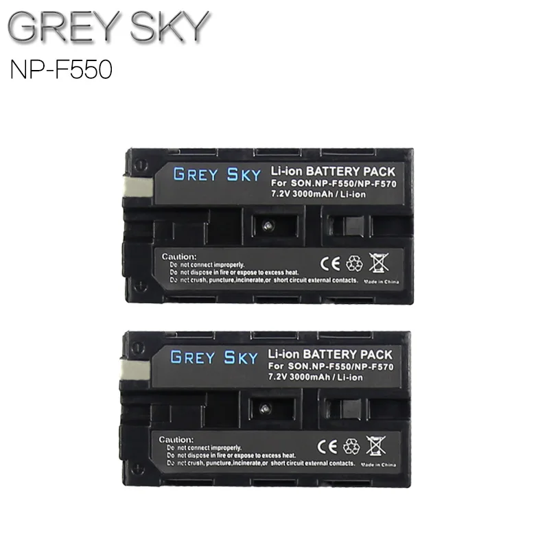 2 шт. NP-F550 NP-F330 NP-F530 NP-F570 NP-F730 NP-F750 Батарея 3000 мА/ч+, светодиодный USB Dual Зарядное устройство для sony CCD-SC55 CCD-TRV81 MVC-FD81 - Цвет: 2 battery