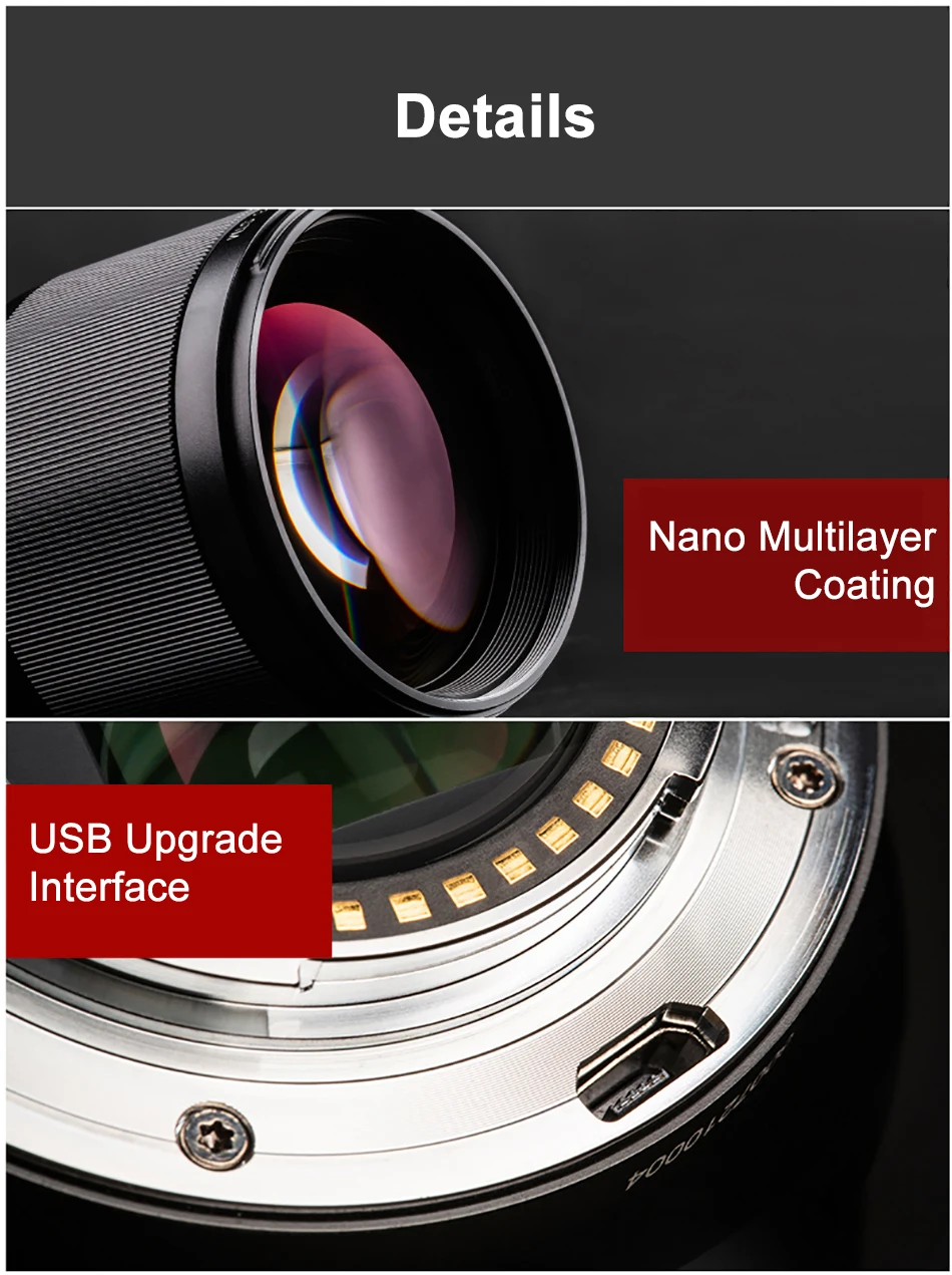 VILTROX PFU RBMH 85 мм F1.8 STM объектив для sony E крепление для sony A6400 A6000 A9 A7RIII A7M3 A7III камера FE-Mount AF Автофокус