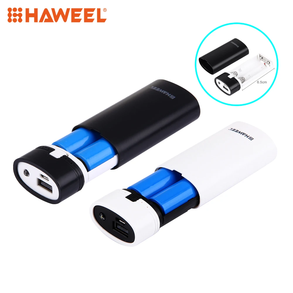 DIY 2x18650 Батарея Портативный 5600 мАч Мощность банк bo x основа с USB Выход и индикатор