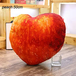 Peach 22 фрукты овощи в форме плюшевые игрушки подушка валик клубника манго дуриан киви лук брокколи морковь реалистичный Декор - Цвет: Peach