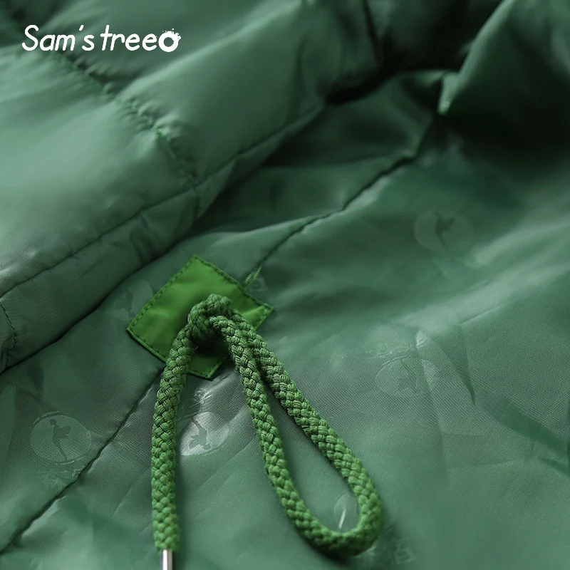 Samstree, винтажное зимнее женское пальто, одноцветное, с карманами, женское, с капюшоном, длинное, Свободное пальто, с широкой талией, верхняя одежда