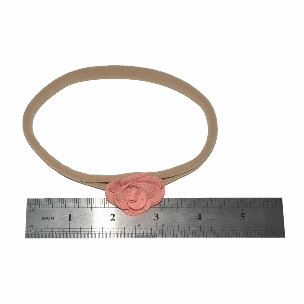 12 шт./лот нейлон Банданы для мужчин волос с 1.5 &quotКонопля Ткань розы Обувь девочек