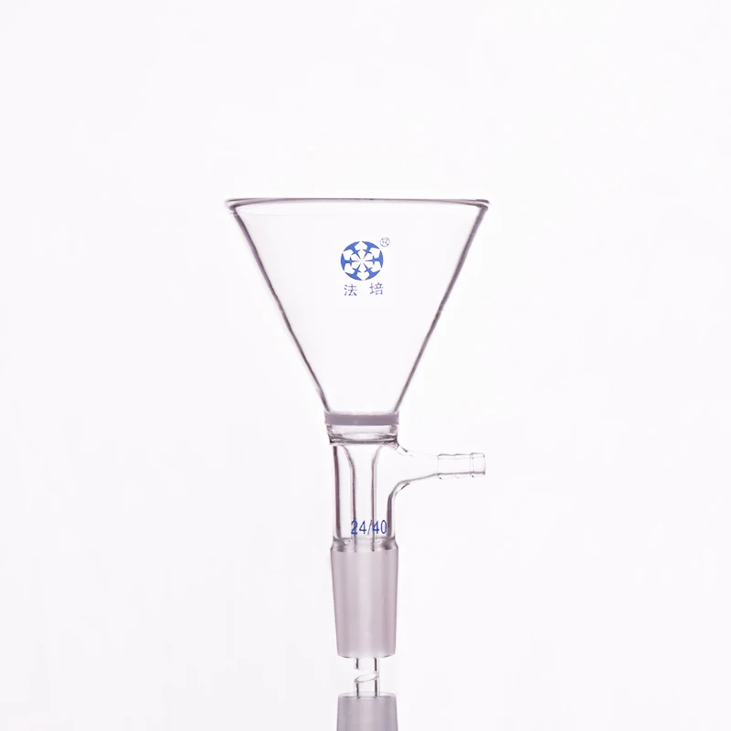 Коническая Песочная воронка О. Д. Отверстия = 60 мм соединение 24/40 стеклянная