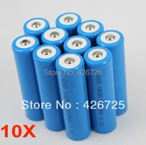 10 шт./лот Новинка 18650 3 7 V 5000mAh аккумуляторная батарея для светодиодного