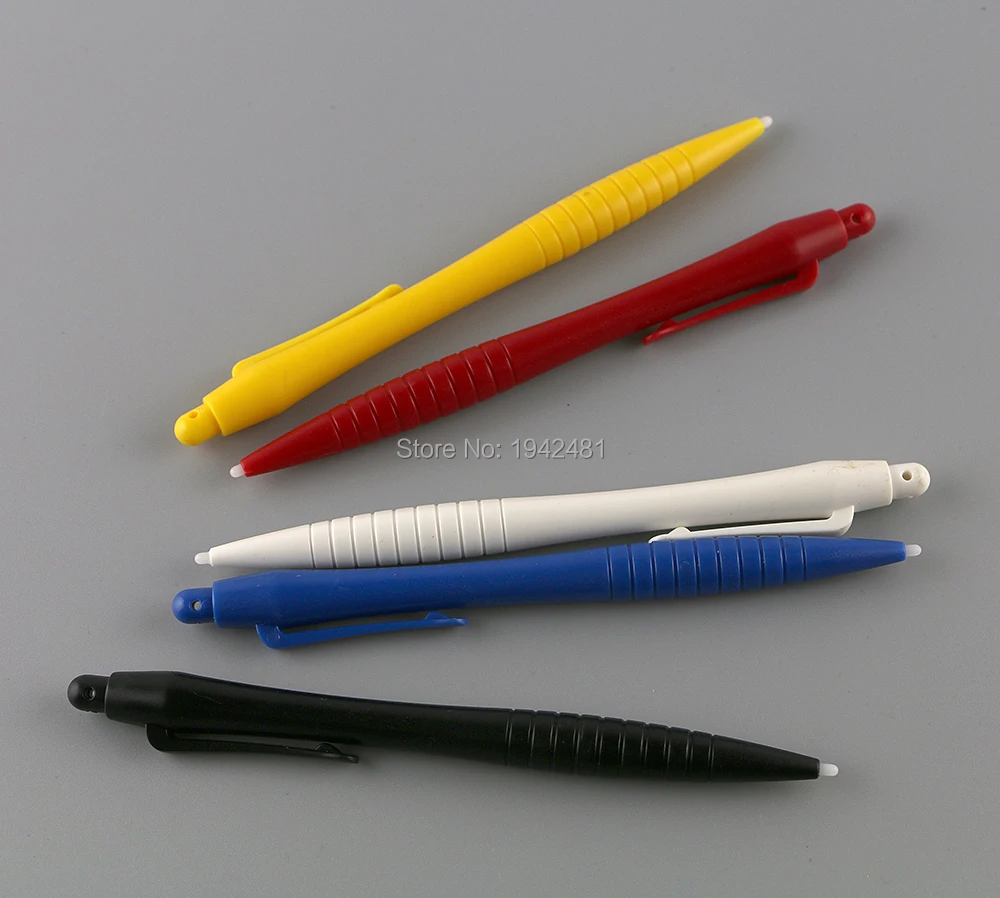 20 шт. цветные пластиковые стилусы с большим сенсорным экраном для WII U 3DS 3DSXL LL NDS NDSL