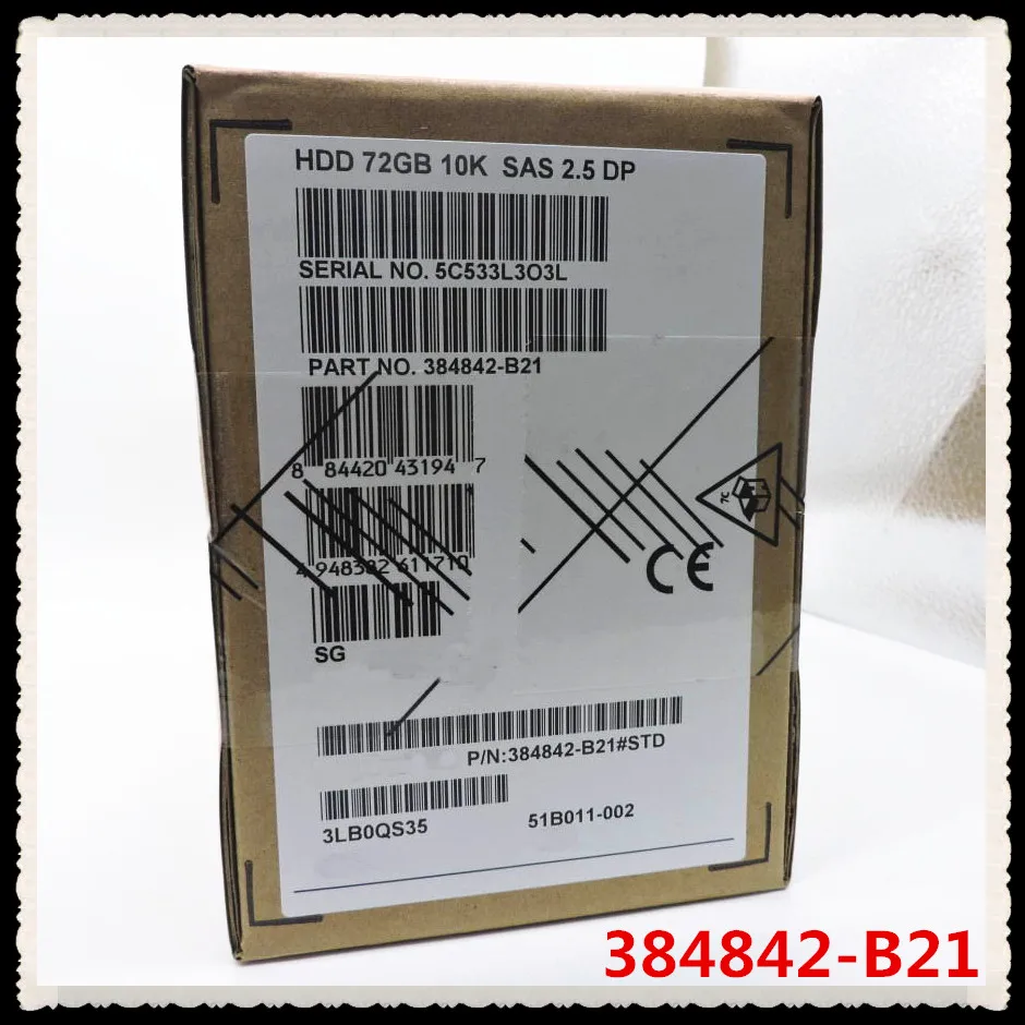 100% новый в коробке 3 года гарантии 389346-001 72G 10K 2,5 дюймов SAS 73G 384842-B21 требуется больше фото углов, пожалуйста, свяжитесь со мной