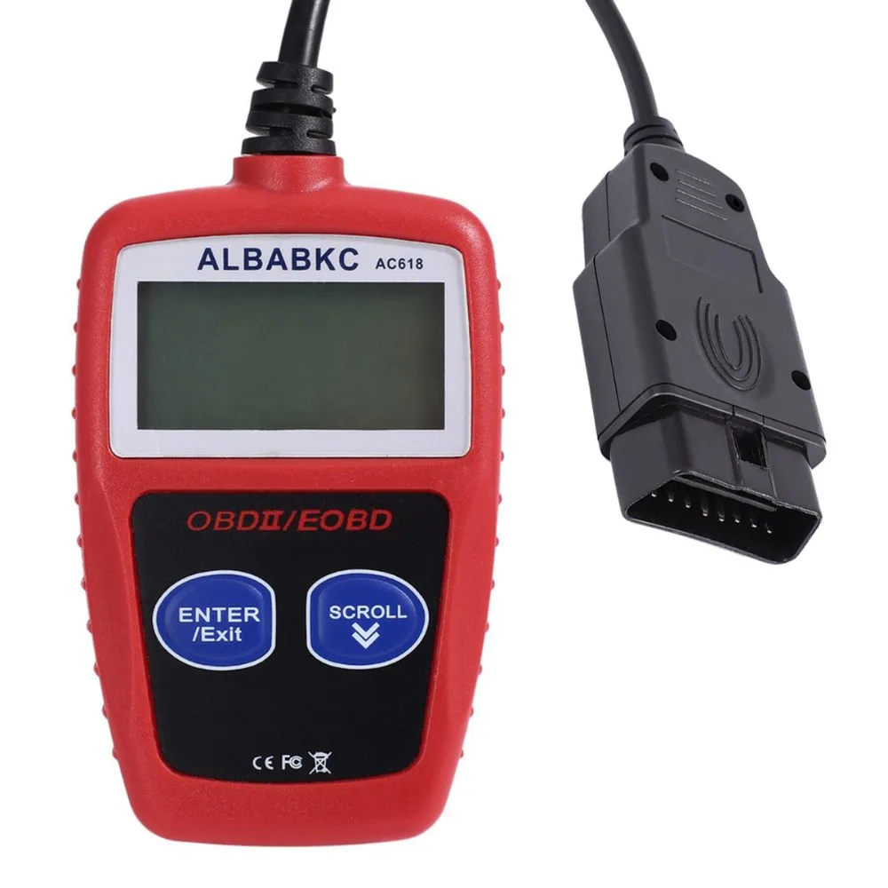 Автомобильный диагностический сканер OBD II универсальный считыватель кодов