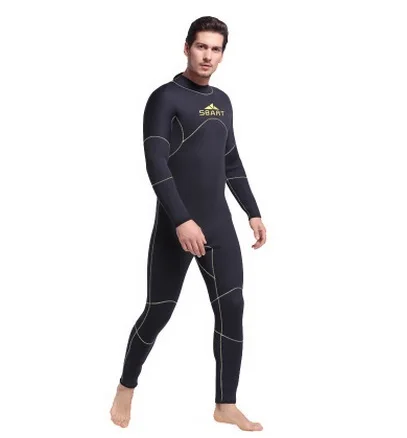 Неопреновый спортивный гидрокостюм SBART 5 мм мужская неопреновая одежда с длинным