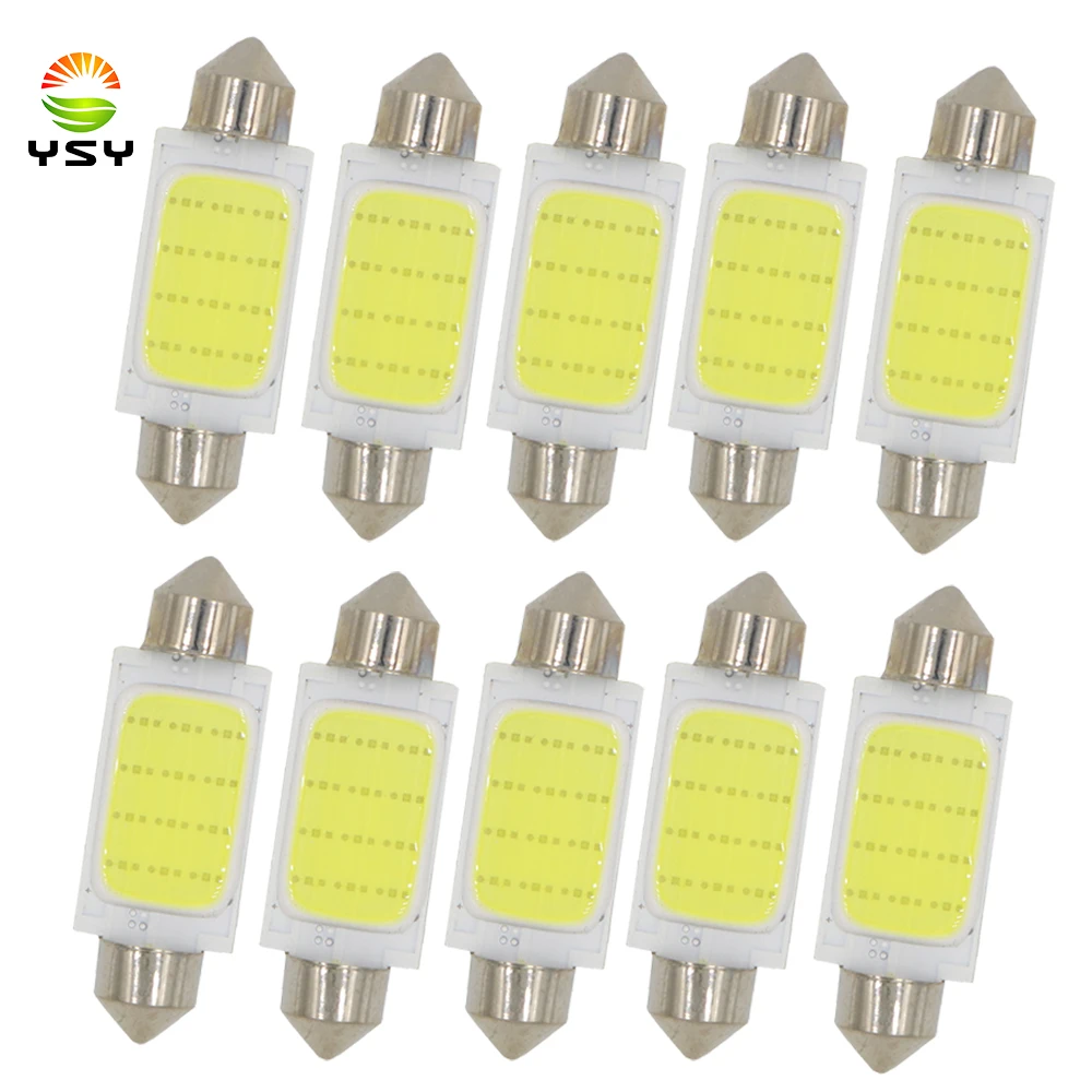 YSY Truck LED 24V Auto lichtkoepel Festoon COB 12 Chip 31mm 36mm 39mm 41mm C5W C10W licence plate interior lighting Kentekenp12v